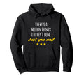 Just You Wait Distressed Hoodie - Minimalist Print Men Women - T-Shirt, Sweatshirt, Hoodie