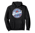 Funny Baseball Mom Sideline Social Hoodie - Casual Everyday Wear Unisex - T-Shirt, Sweatshirt, Hoodie