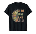 Peace Love And Jesus T-Shirt - Minimalist Print Unisex - T-Shirt, Sweatshirt, Hoodie