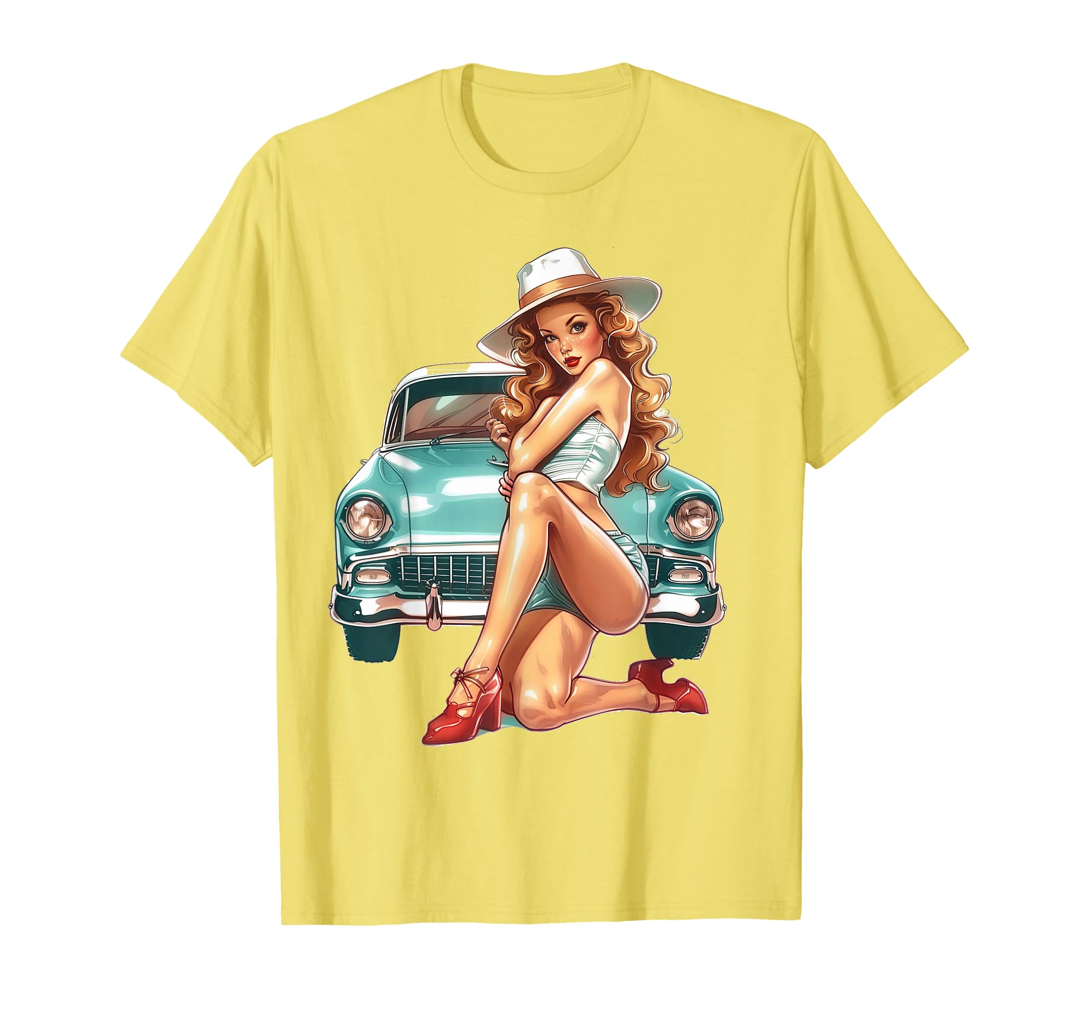 Pinup Pin Up T-Shirt - Minimalist Print for Adults - T-Shirt, Sweatshirt, Hoodie