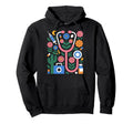 Floral Stethoscope Medical Nurse Mom Hoodie - Aesthetic Graphic Unisex - T-Shirt, Sweatshirt, Hoodie