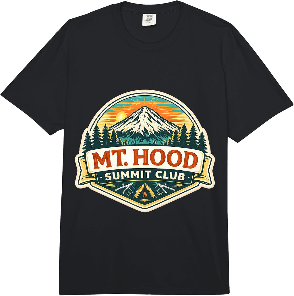 Mt Hood Summit Club Mountain Climber Merch - Adult & Kids T-Shirts, Sweatshirts & Hoodies apparel design preview 1