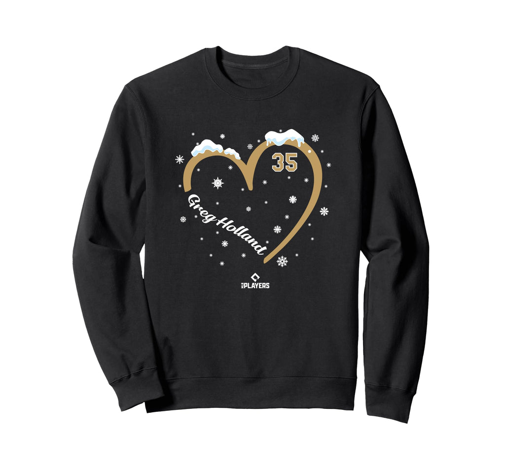 Greg Holland Heart Kansas City Baseball Sweatshirt - Unique Graphic Unisex - T-Shirt, Sweatshirt, Hoodie