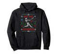 Baseball Softball Ho Ho Homerun Ugly Hoodie - Minimalist Print Men Women - T-Shirt, Sweatshirt, Hoodie
