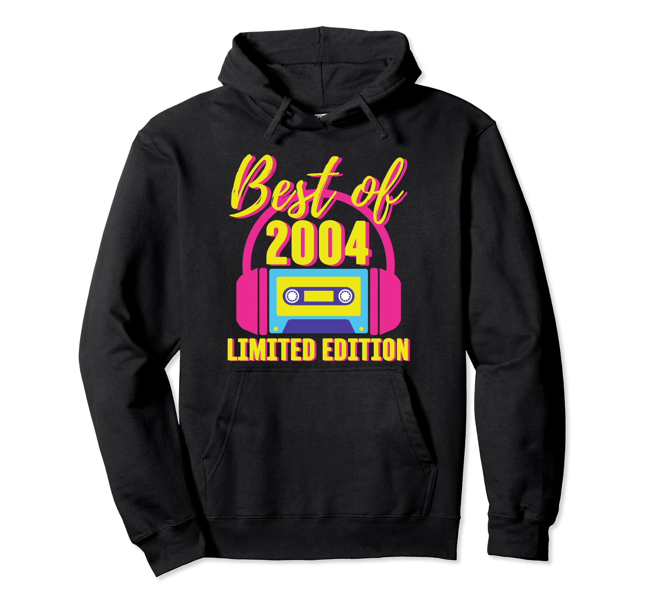19Th Birthday Best 2004 Cassette Tape 80S Hoodie - Custom Art Print Unisex - T-Shirt, Sweatshirt, Hoodie