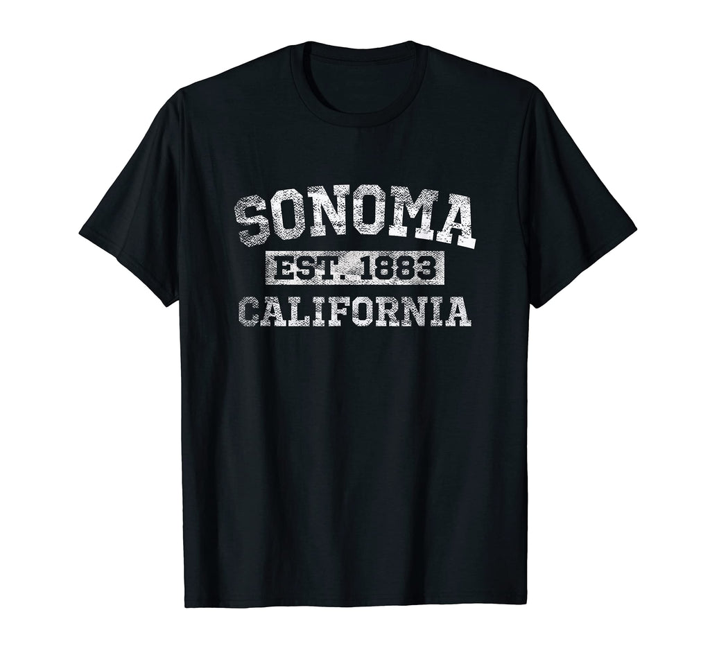 Sonoma California Distressed T-Shirt - Casual Everyday Wear for Adults - T-Shirt, Sweatshirt, Hoodie