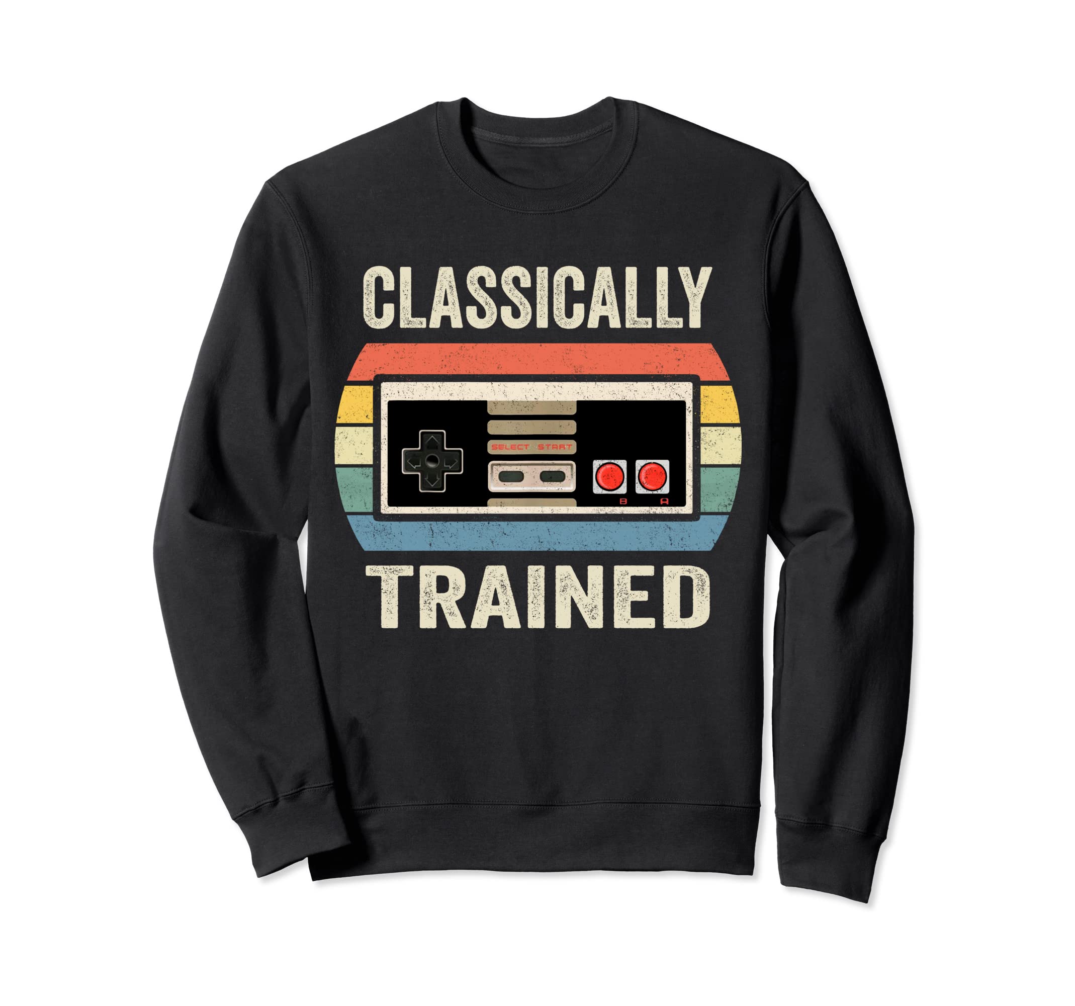 Video Game Distressed Sweatshirt - Minimalist Print Unisex - T-Shirt, Sweatshirt, Hoodie