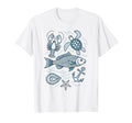 90S Fisherman Aesthetic Fish Beachy T-Shirt - Novelty Apparel Men Women - T-Shirt, Sweatshirt, Hoodie