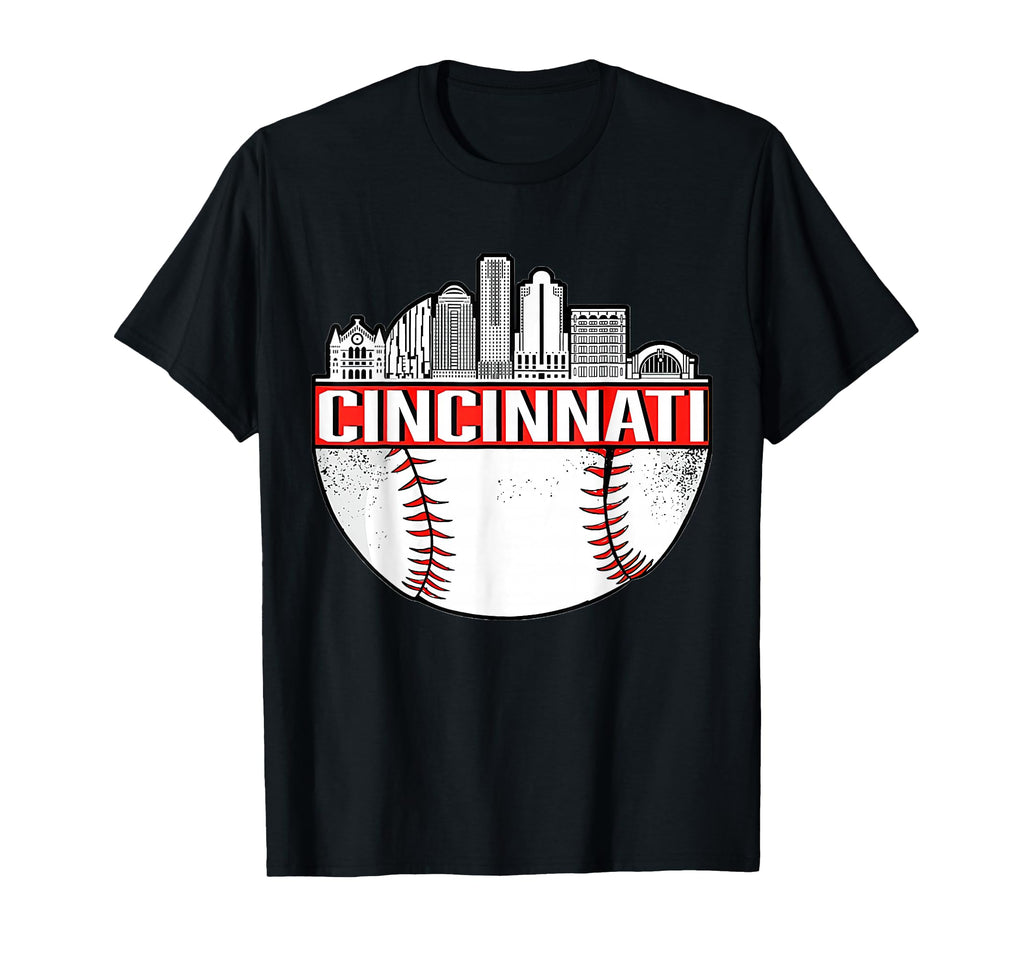 Cincinnati Ohio Skyline T-Shirt - Streetwear Style Unisex - T-Shirt, Sweatshirt, Hoodie