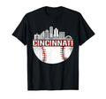Cincinnati Ohio Skyline T-Shirt - Streetwear Style Unisex - T-Shirt, Sweatshirt, Hoodie