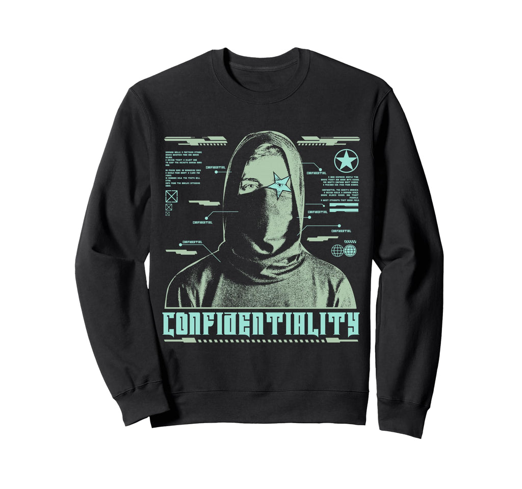 Y2K Confidential Bold Urban Sweatshirt - Streetwear Style Men Women - T-Shirt, Sweatshirt, Hoodie