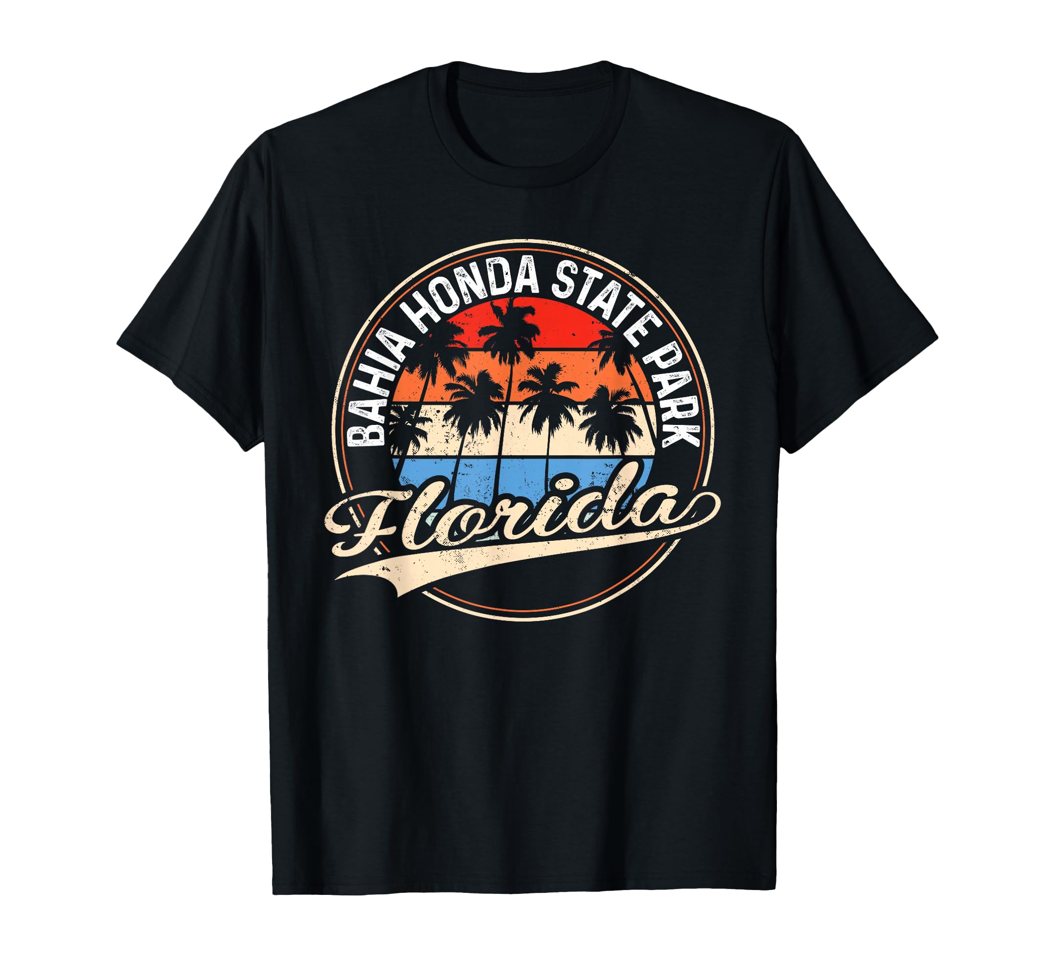 Bahia Honda State Park Florida Palm T-Shirt - Aesthetic Graphic for Adults - T-Shirt, Sweatshirt, Hoodie