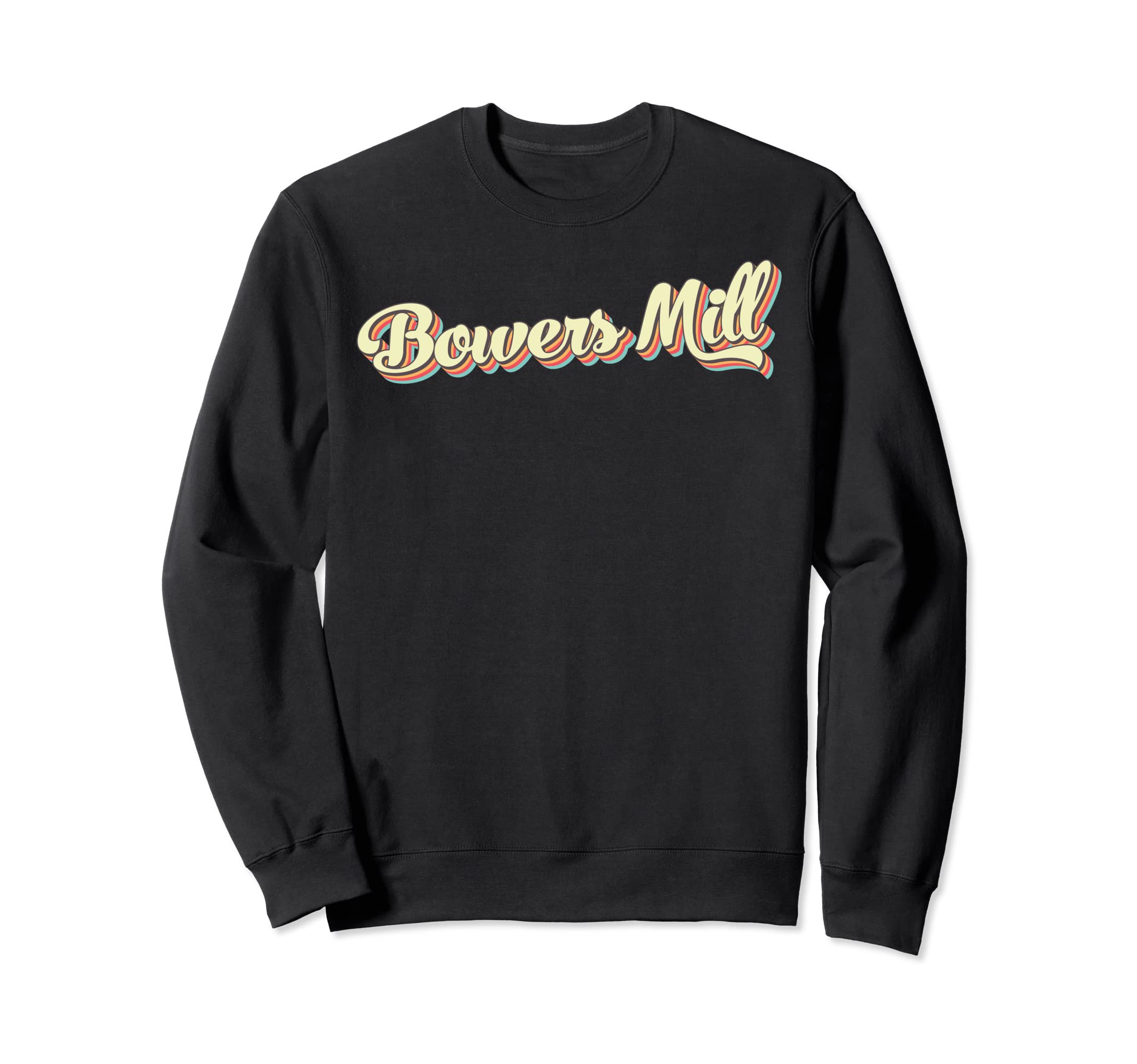 Bowers Mill Art Baseball Font Sweatshirt - Minimalist Print for Adults - T-Shirt, Sweatshirt, Hoodie
