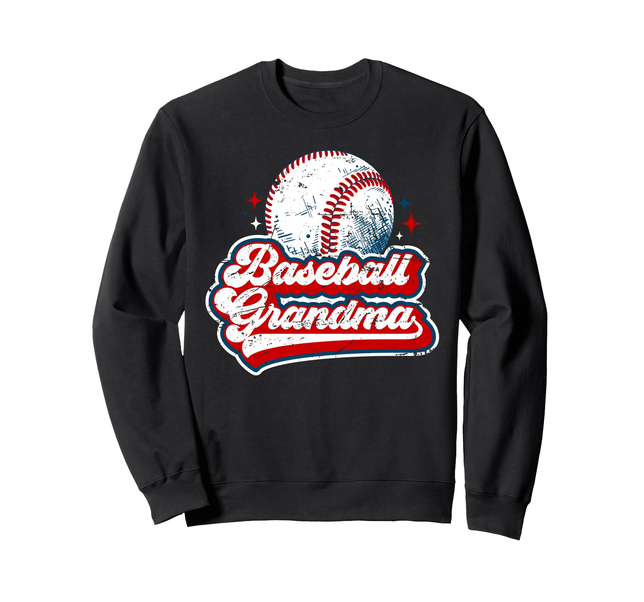 Baseball Grandma Baseball Sweatshirt - Fun Novelty Design for Adults - T-Shirt, Sweatshirt, Hoodie