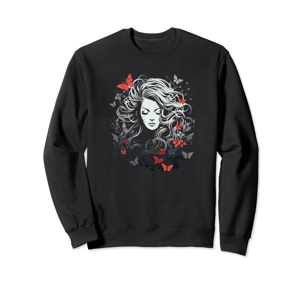 Butterfly Aesthetic Dreaming Sweatshirt - Trendy Graphic for Adults - T-Shirt, Sweatshirt, Hoodie