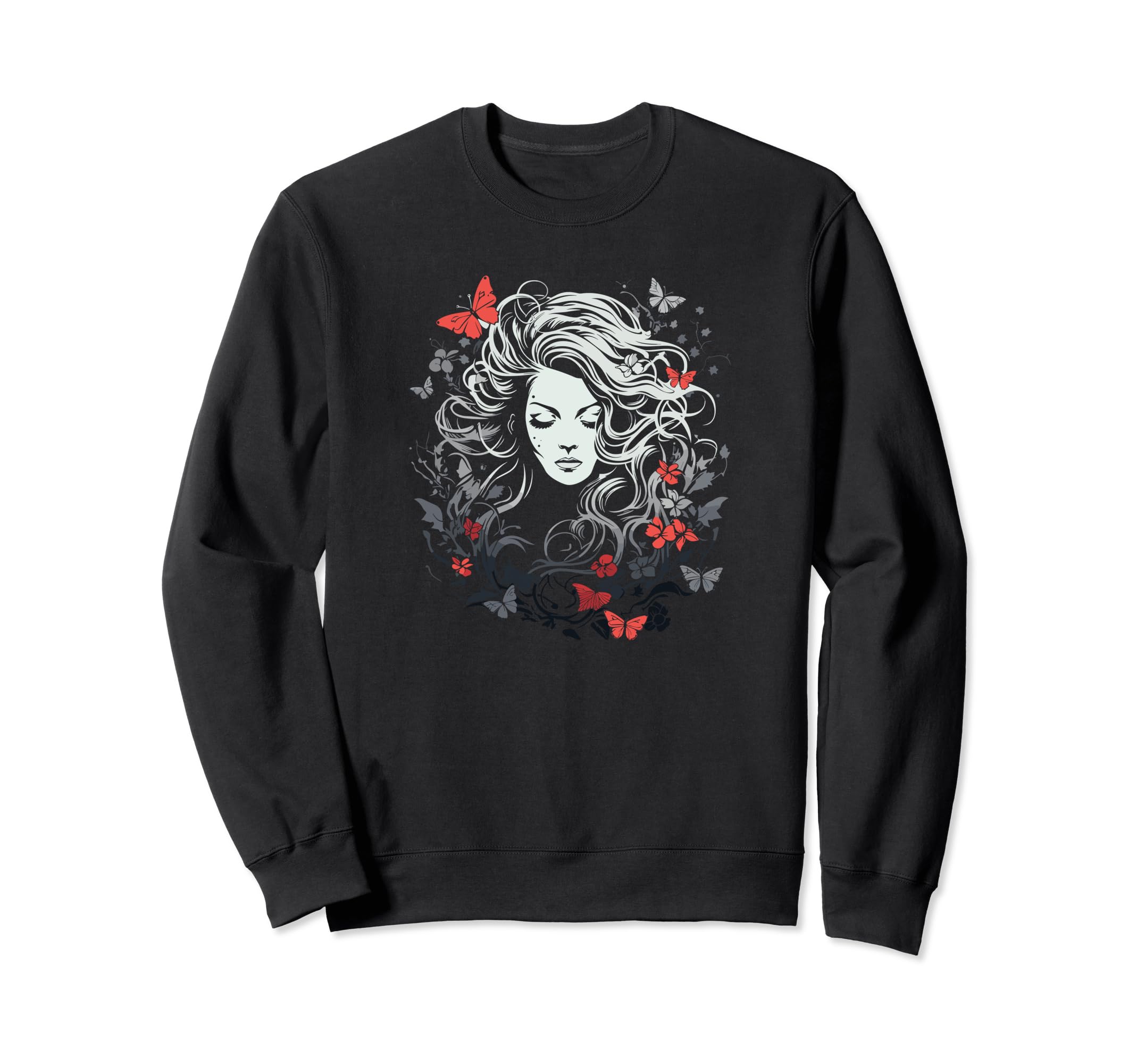 Butterfly Aesthetic Dreaming Sweatshirt - Trendy Graphic for Adults - T-Shirt, Sweatshirt, Hoodie