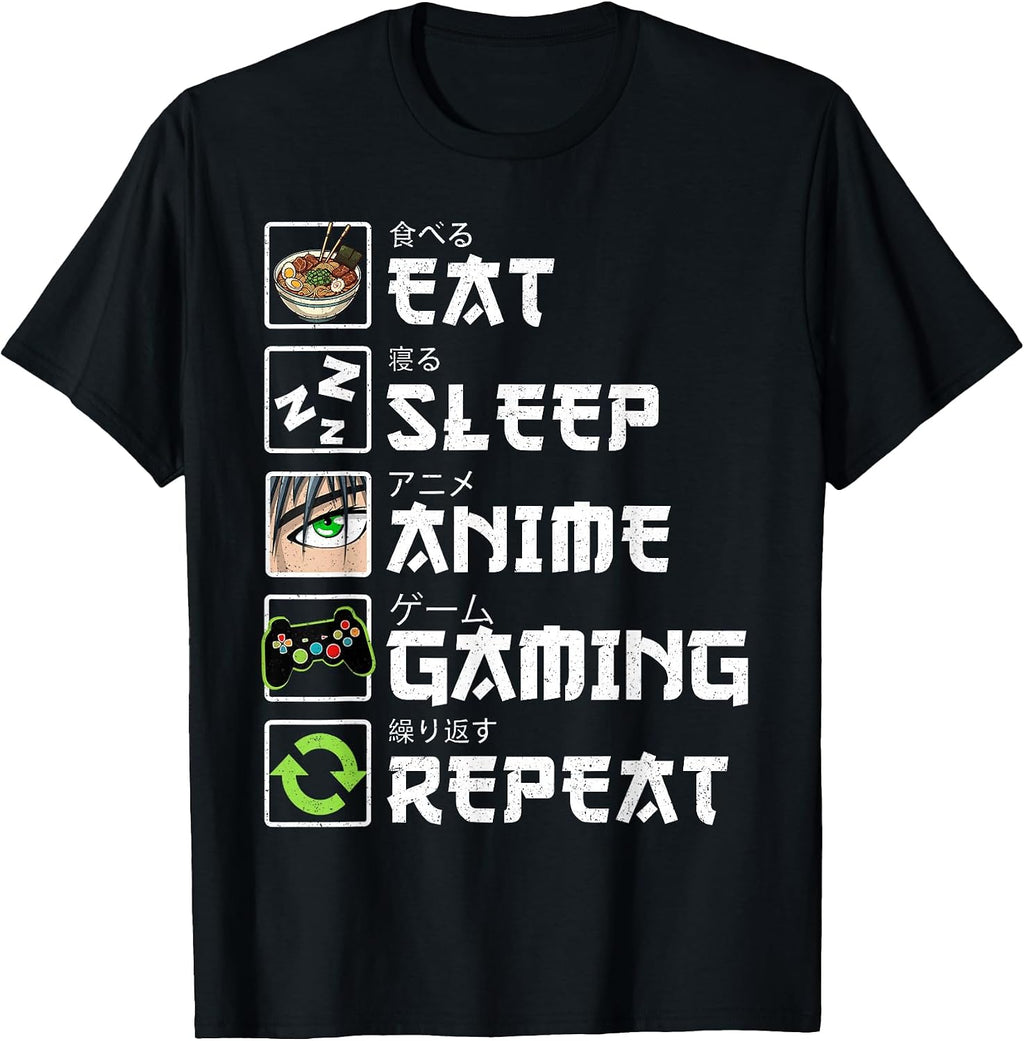 Kawaii Anime Gaming Funny Video Gamer Boys Girls - Adult & Kids T-Shirts, Sweatshirts & Hoodies apparel design preview 1