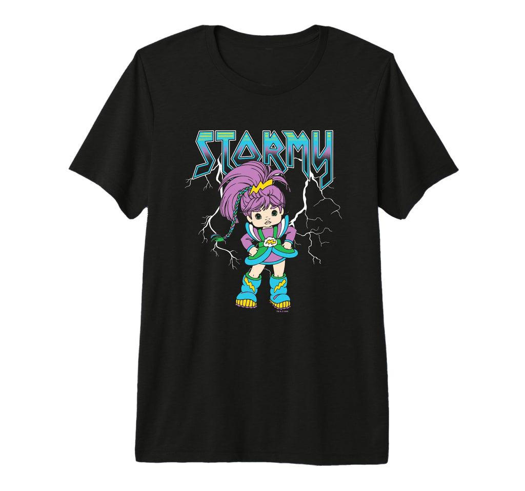Rainbow Brite Stormy Rock Band Logo Tri T-Shirt - Unique Graphic Unisex - T-Shirt, Sweatshirt, Hoodie