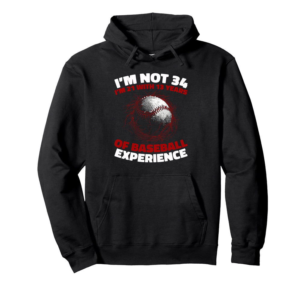 34Th Birthday Baseballer Baseball Player Hoodie - Streetwear Style Unisex - T-Shirt, Sweatshirt, Hoodie