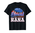 Baseball Nana Usa Flag Mothers Day Game T-Shirt - Unique Graphic Unisex - T-Shirt, Sweatshirt, Hoodie