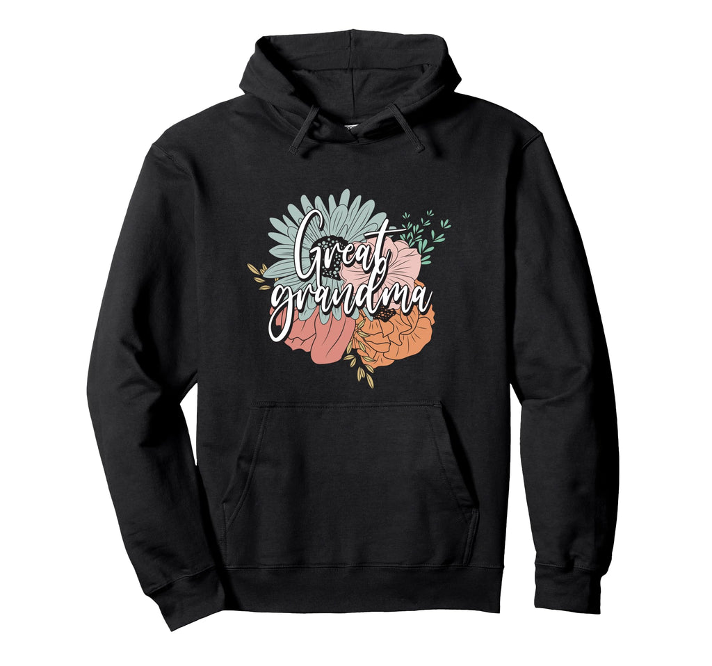 Great Grandma Mothers Day Wildflowers Hoodie - Novelty Apparel Men Women - T-Shirt, Sweatshirt, Hoodie