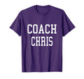 Coach Chris Custom Football Soccer T-Shirt - Fun Novelty Design Men Women - T-Shirt, Sweatshirt, Hoodie