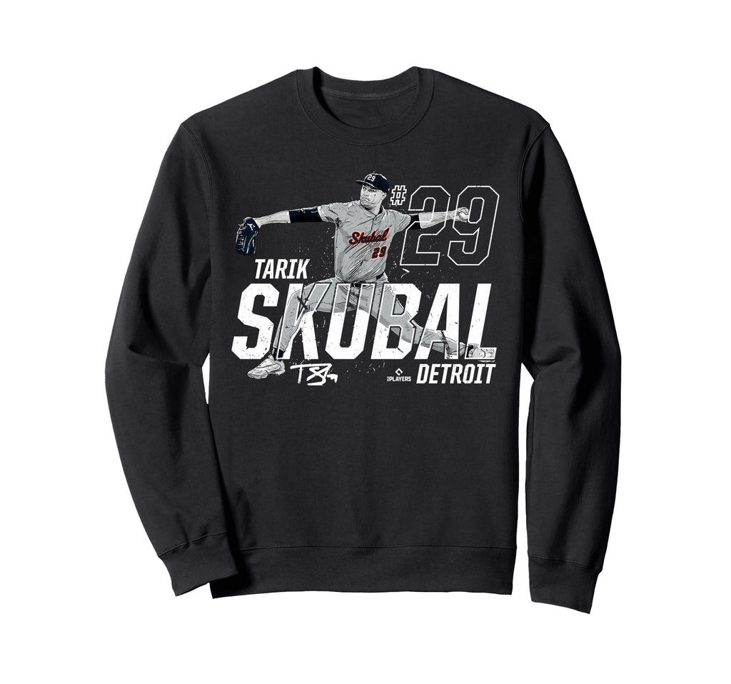 Dynamic Pose Tarik Skubal Detroit Sweatshirt - Minimalist Print Unisex - T-Shirt, Sweatshirt, Hoodie