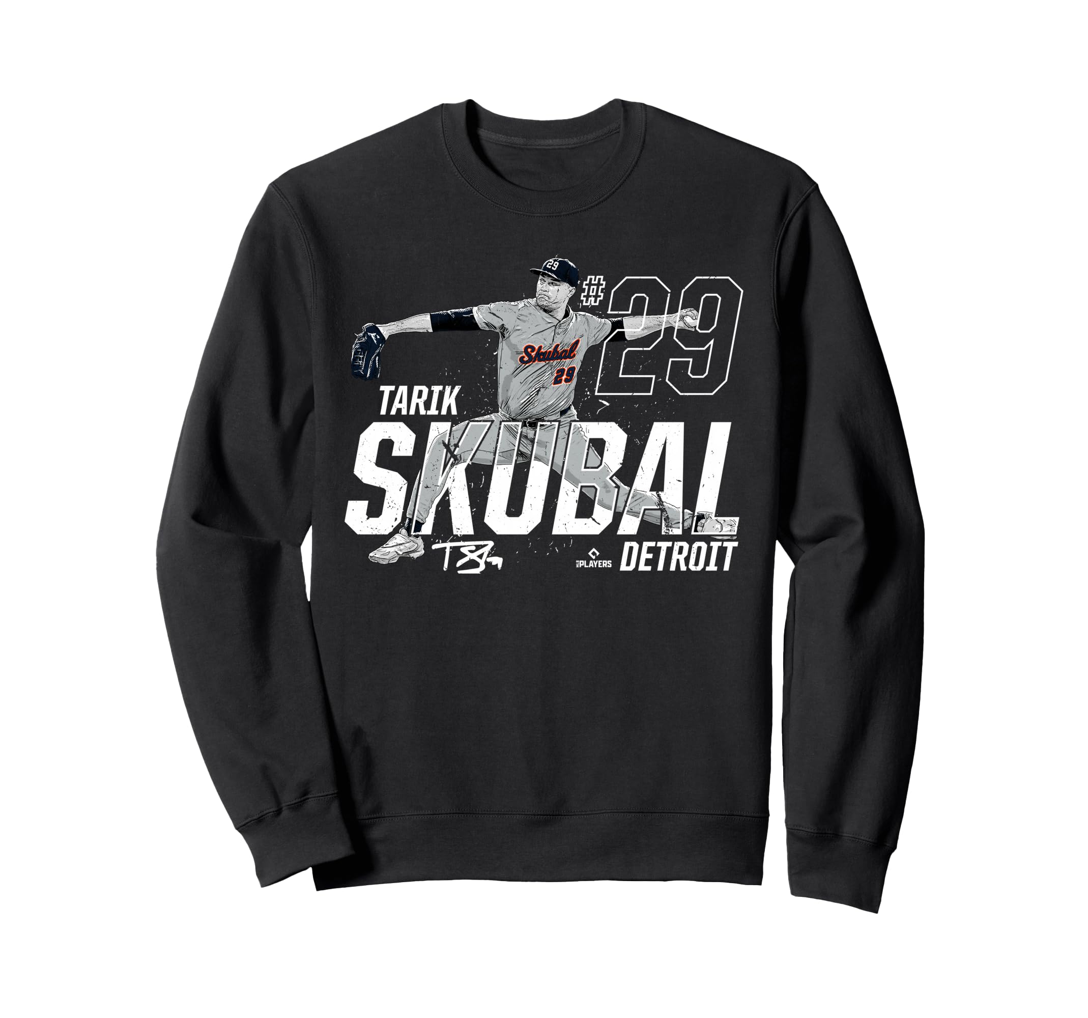 Dynamic Pose Tarik Skubal Detroit Sweatshirt - Minimalist Print Unisex - T-Shirt, Sweatshirt, Hoodie
