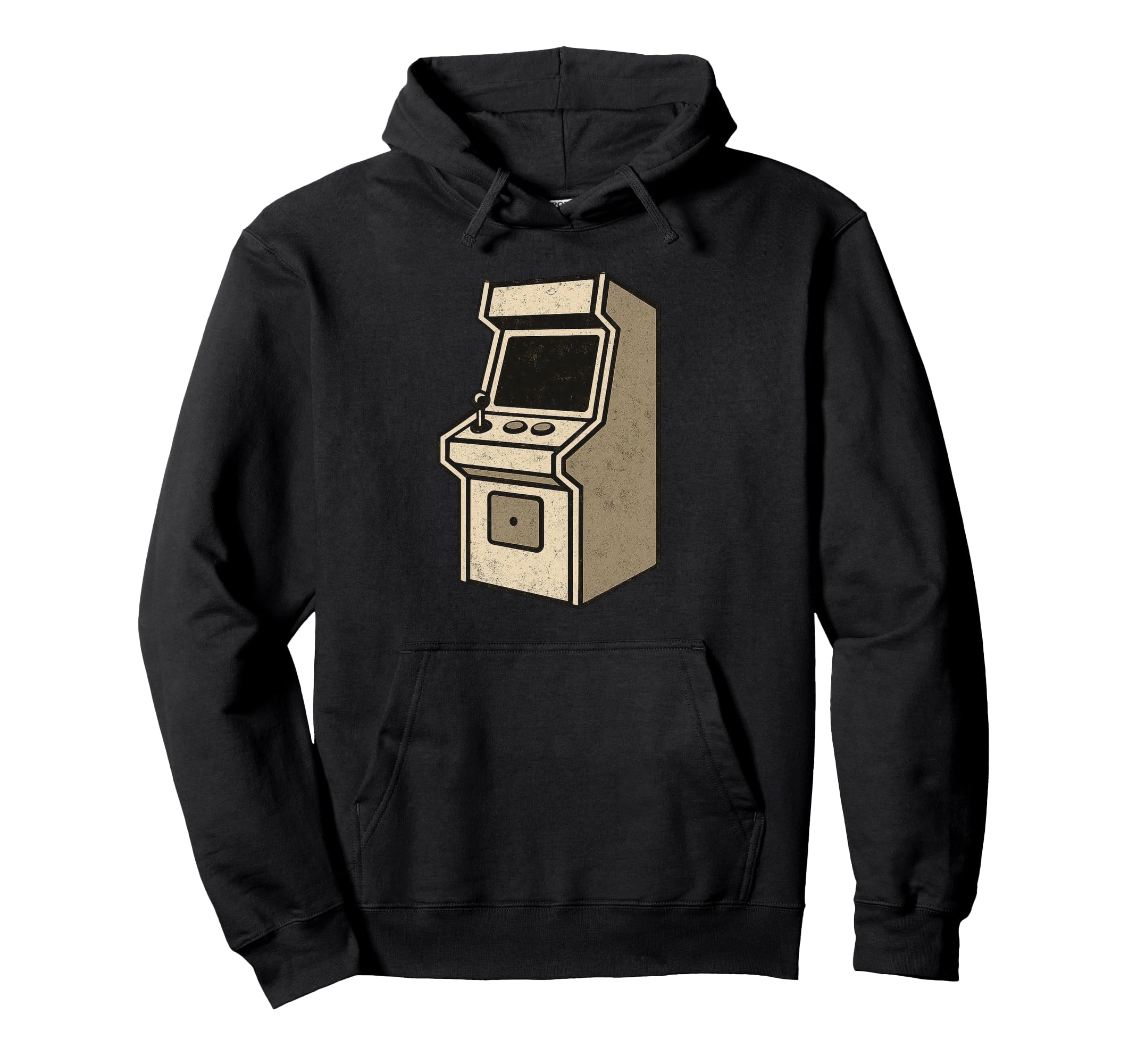 Insert Coin Distressed Gamer Hoodie - Fun Novelty Design Men Women - T-Shirt, Sweatshirt, Hoodie