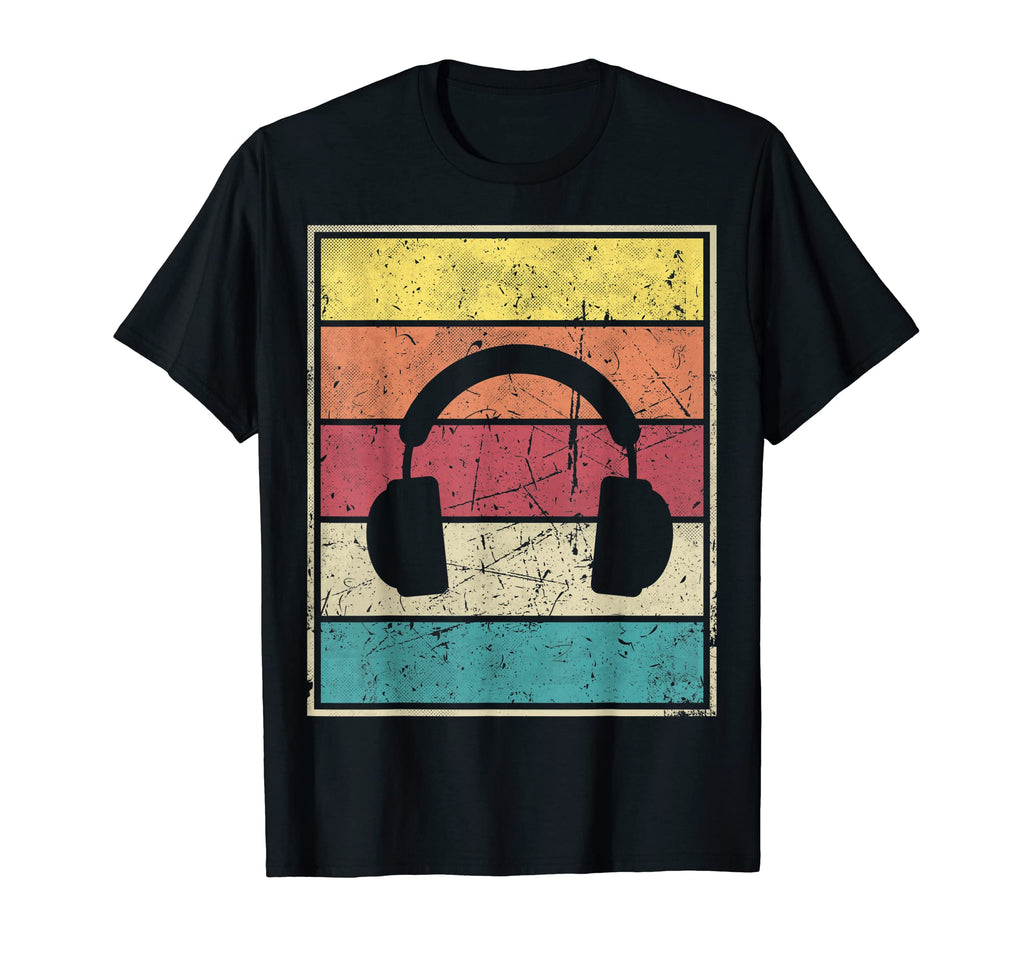 Headphones Stripes T-Shirt - Graphic Print Unisex - T-Shirt, Sweatshirt, Hoodie