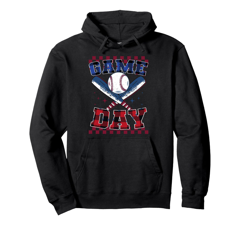 Game Day Baseball Bat Sports Sweatshirt - Casual Everyday Wear Men Women - T-Shirt, Sweatshirt, Hoodie