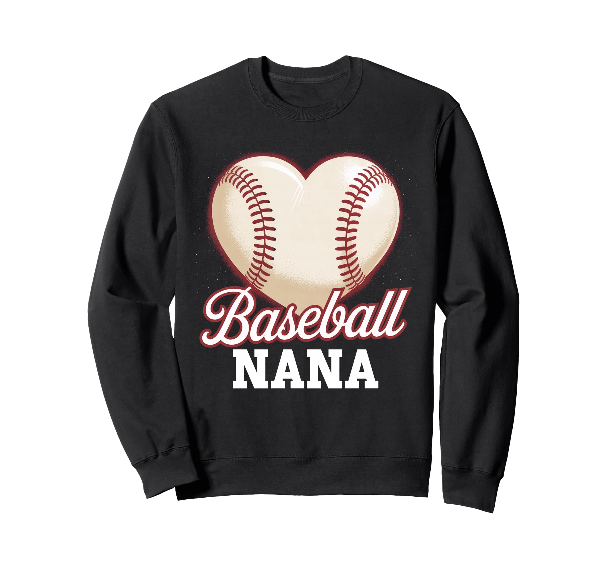 Heart Baseball Nana Mothers Day Sweatshirt - Minimalist Print for Adults - T-Shirt, Sweatshirt, Hoodie