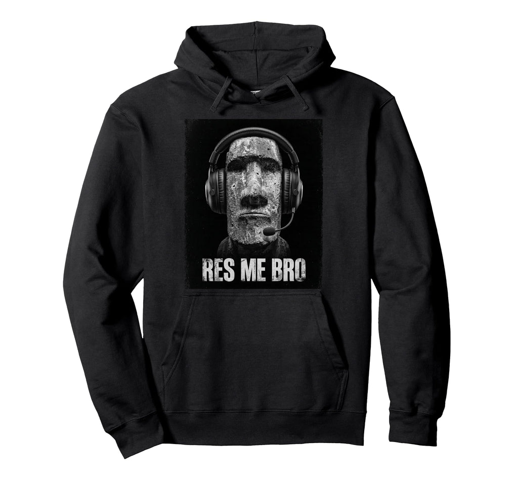 Funny Gamer Y2K Easter Island Moai Hoodie - Trendy Graphic for Adults - T-Shirt, Sweatshirt, Hoodie