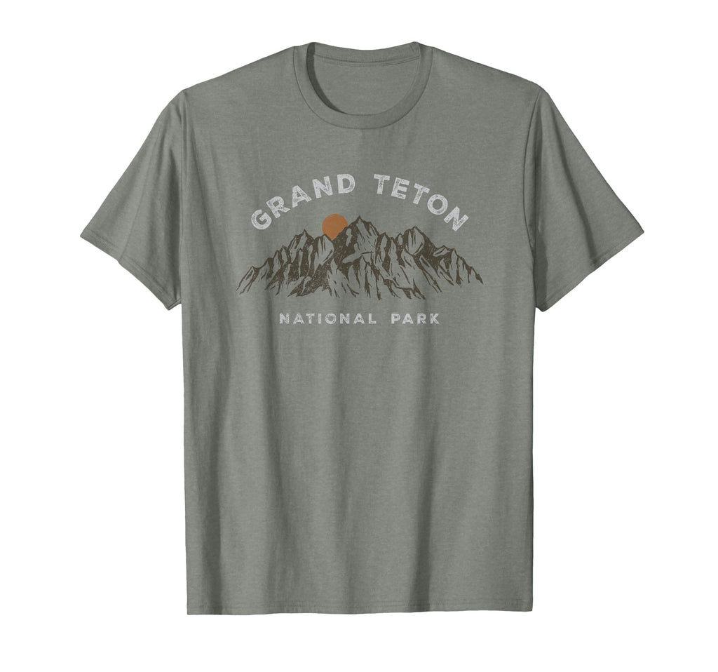 Grand Teton National Park Mountains T-Shirt - Minimalist Print for Adults - T-Shirt, Sweatshirt, Hoodie