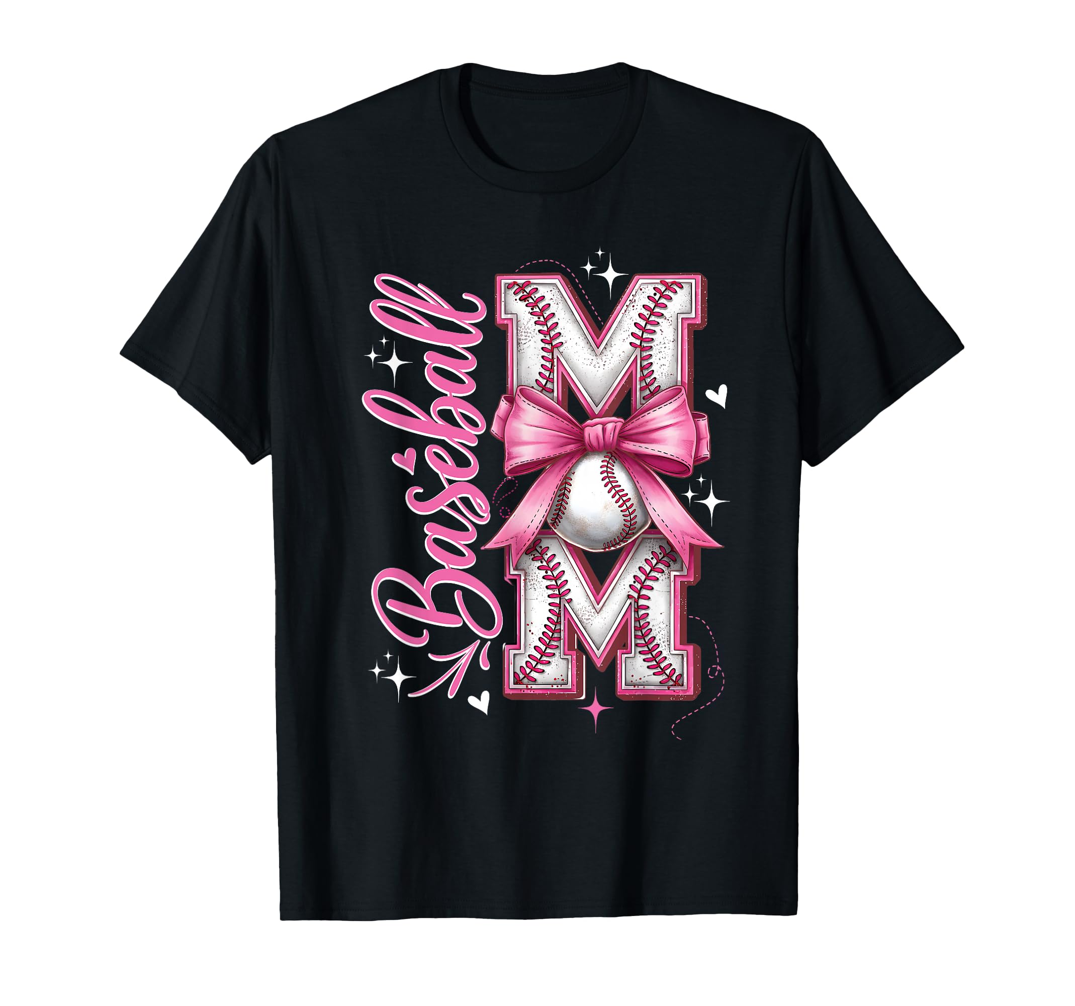 Baseball Bow Mom Soft Era Mothers Day T-Shirt - Streetwear Style Unisex - T-Shirt, Sweatshirt, Hoodie
