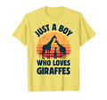 Giraffe Just Who Loves Giraffes T-Shirt - Aesthetic Graphic for Adults - T-Shirt, Sweatshirt, Hoodie