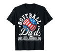 Softball Dad Just Like Baseball Dad But T-Shirt - Streetwear Style Unisex - T-Shirt, Sweatshirt, Hoodie