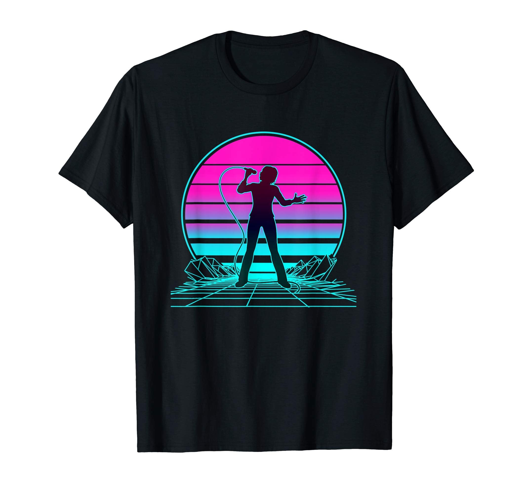 Sunset Singer T-Shirt - Unique Graphic for Adults - T-Shirt, Sweatshirt, Hoodie