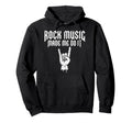 Rock Music Made Me Do It Rock N Roll Hoodie - Minimalist Print Unisex - T-Shirt, Sweatshirt, Hoodie
