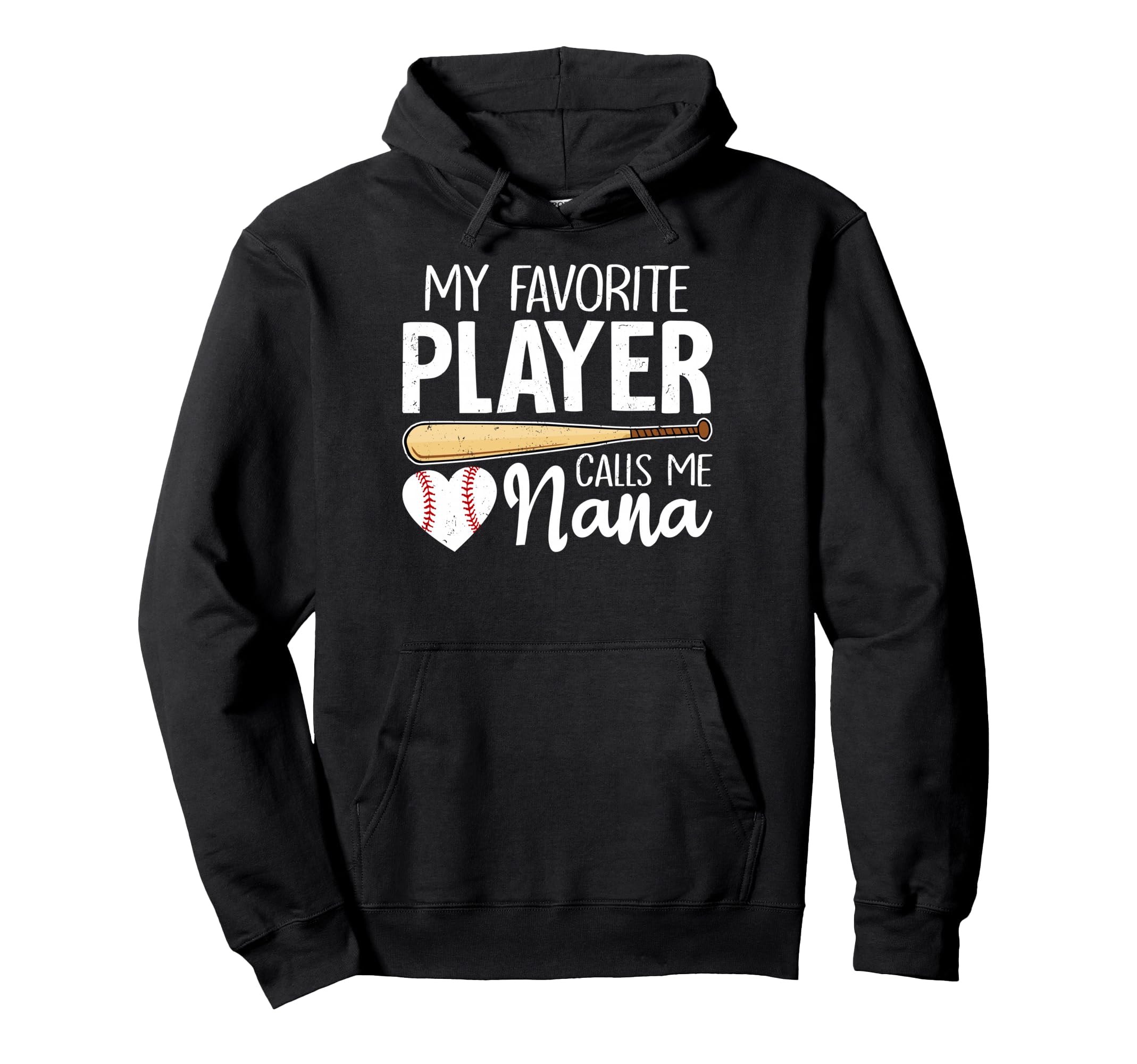 Baseball Grandma My Favorite Player Hoodie - Streetwear Style for Adults - T-Shirt, Sweatshirt, Hoodie