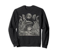 Whimsy Goth Fairycore Grunge Frog Sweatshirt - Streetwear Style Men Women - T-Shirt, Sweatshirt, Hoodie