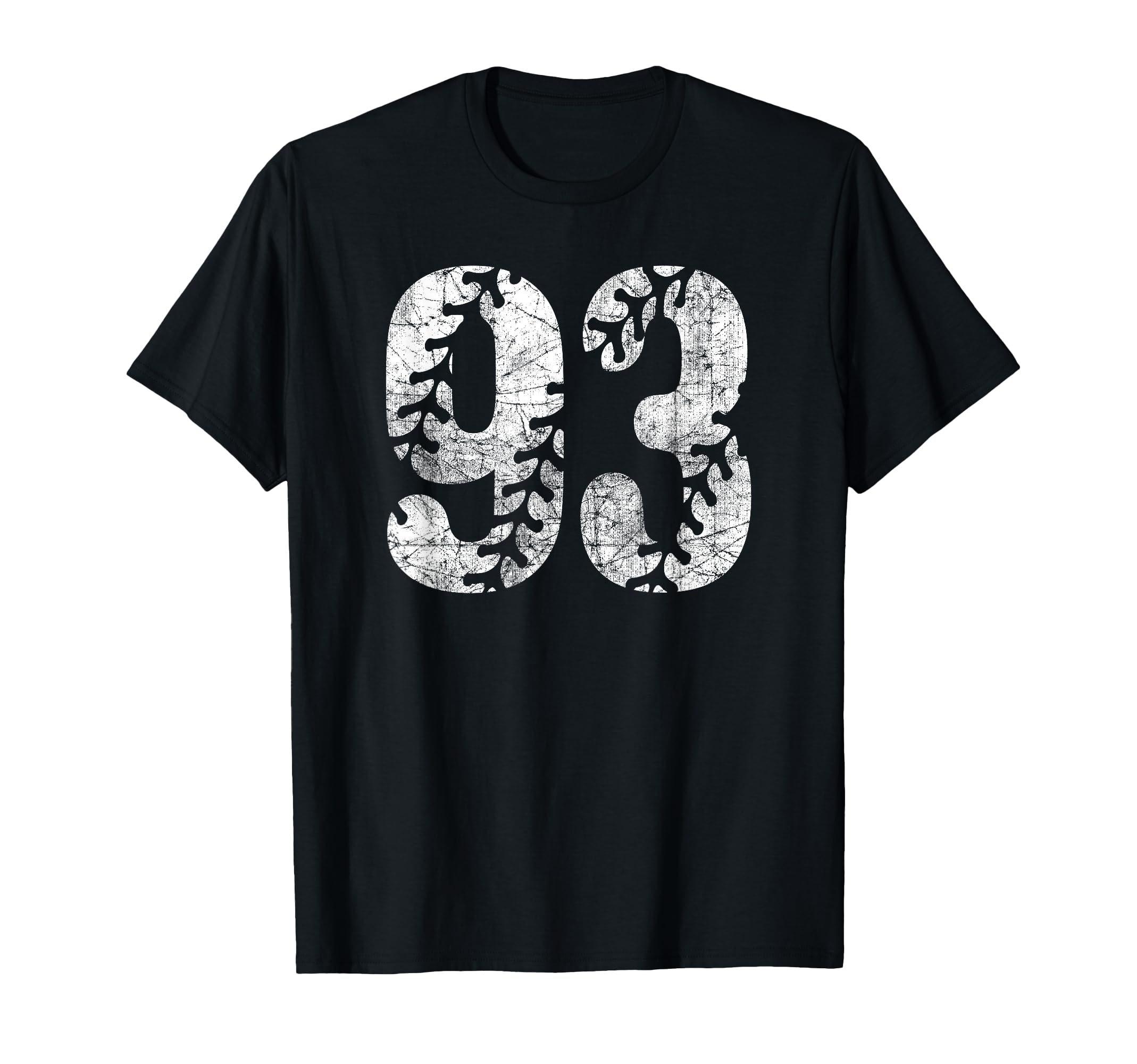 Baseball Softball Mom 93 Number 93 T-Shirt - Novelty Apparel for Adults - T-Shirt, Sweatshirt, Hoodie