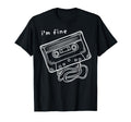 Its Fine Cassette Tape 80S 90S Music T-Shirt - Minimalist Print Unisex - T-Shirt, Sweatshirt, Hoodie
