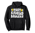 Busy Raising Ballers Softball Soccer Mom Hoodie - Fun Novelty Design Unisex - T-Shirt, Sweatshirt, Hoodie