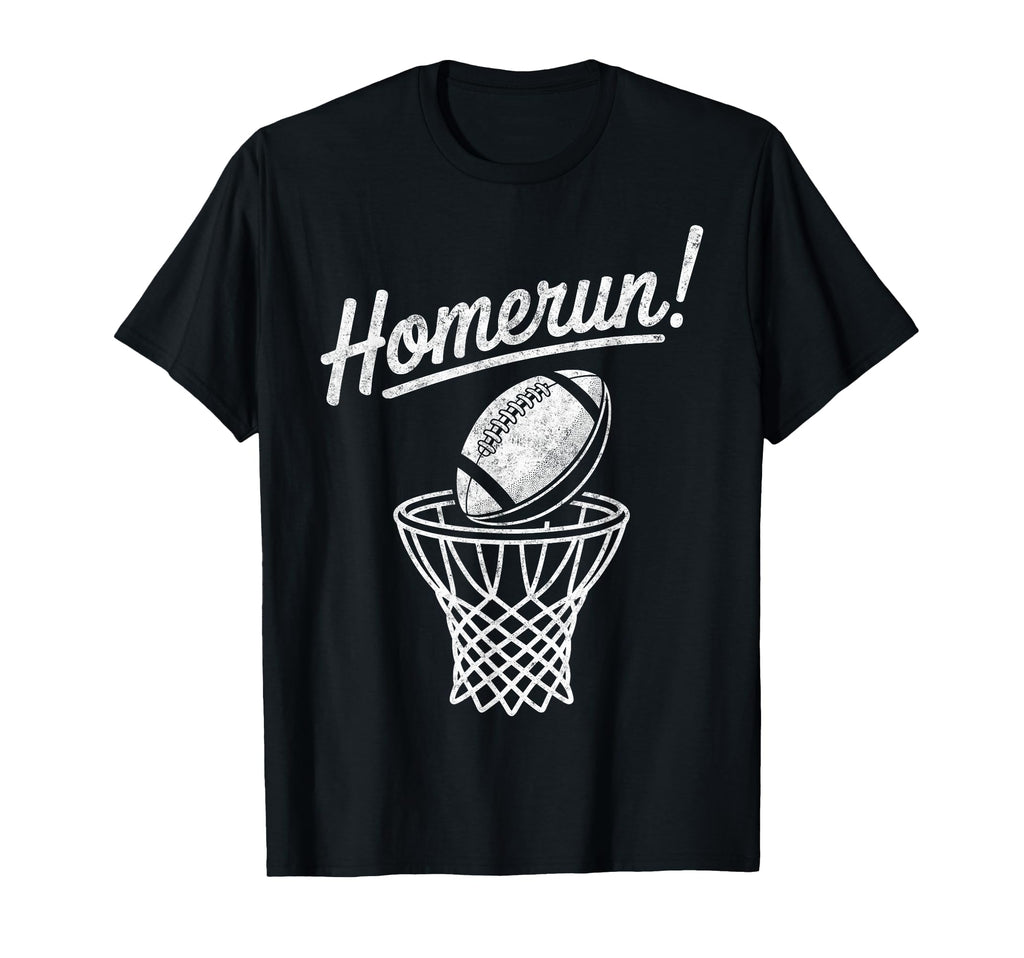 Funny Sports Homerun Football T-Shirt - Custom Art Print Men Women - T-Shirt, Sweatshirt, Hoodie