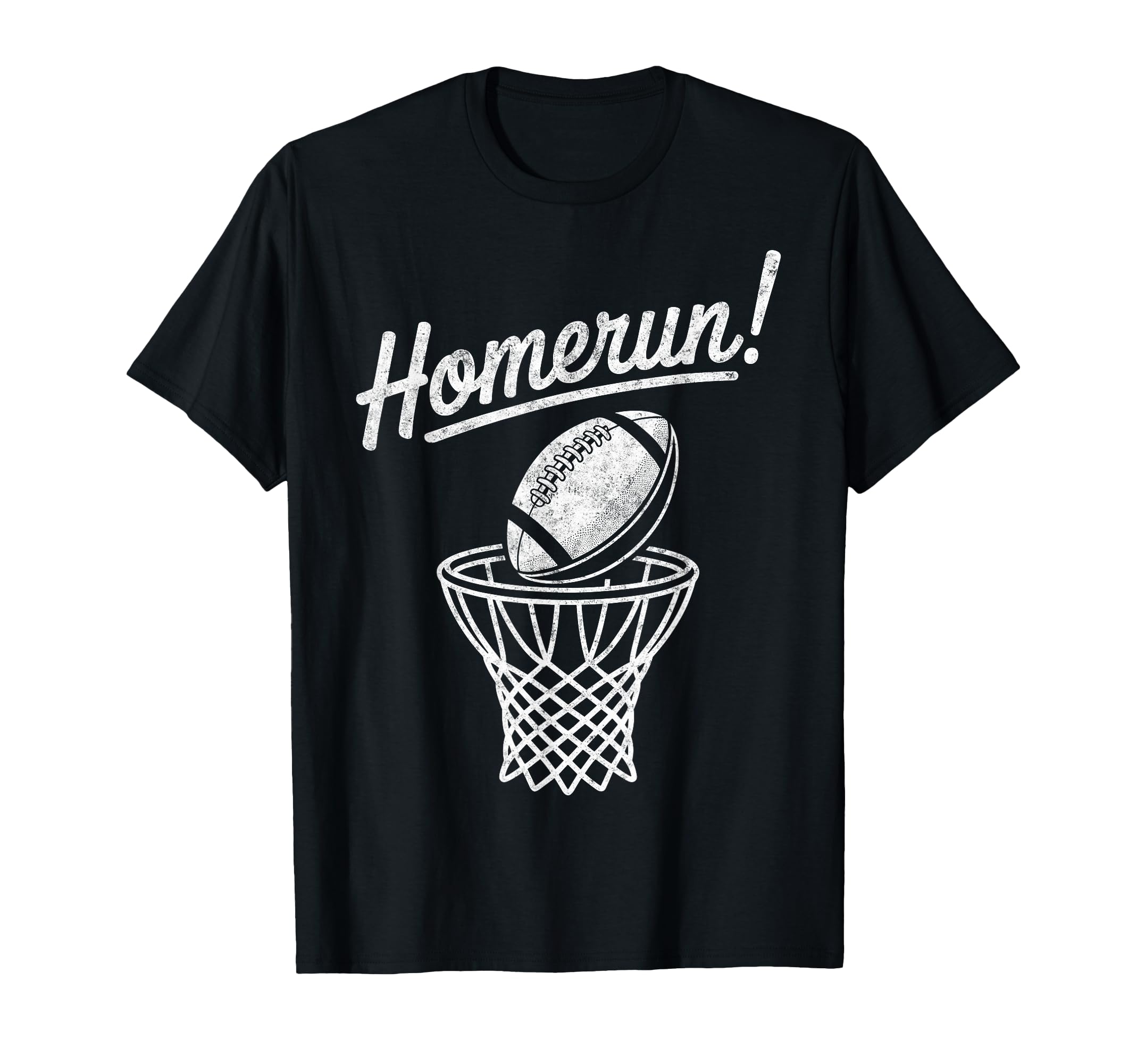 Funny Sports Homerun Football T-Shirt - Custom Art Print Men Women - T-Shirt, Sweatshirt, Hoodie