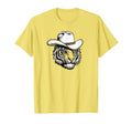 Funny Country Music Tiger Cowboy Hat T-Shirt - Casual Everyday Wear Unisex - T-Shirt, Sweatshirt, Hoodie