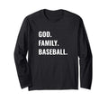 Christian Baseball Player God Family T-Shirt - Unique Graphic for Adults - T-Shirt, Sweatshirt, Hoodie
