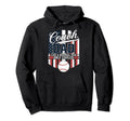 Usa Flag Baseball Coach Dad Like Hoodie - Streetwear Style Men Women - T-Shirt, Sweatshirt, Hoodie