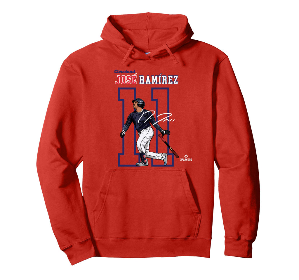 Jose Ramirez Cleveland Baseball Players Hoodie - Novelty Apparel Men Women - T-Shirt, Sweatshirt, Hoodie